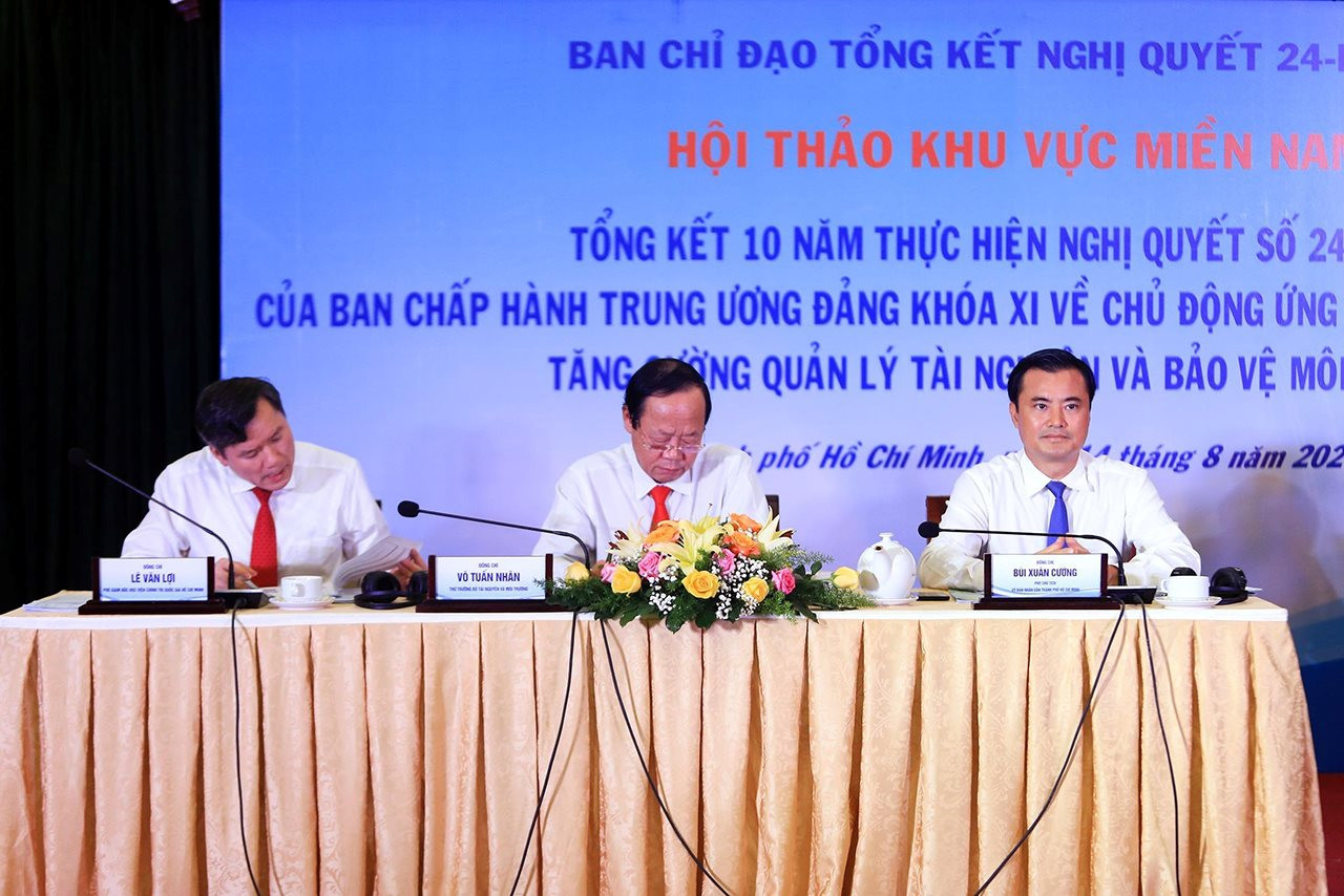 Hội thảo tham vấn khu vực miền Nam về tổng kết 10 năm thực hiện Nghị quyết số 24-NQ/TW 