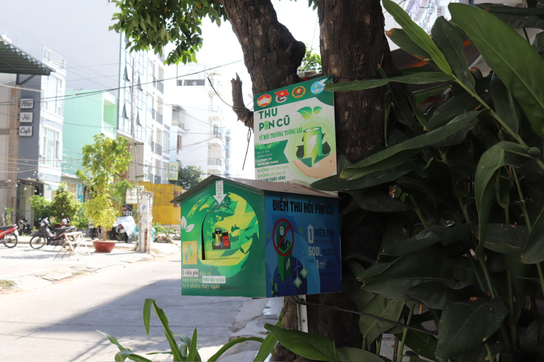 Mô hình 'Ngôi nhà xử lý pin qua sử dụng' ở phường Tân Lập: Thu gom hơn 100kg pin qua sử dụng