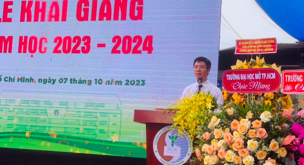 Trường Đại học TN&MT TP.HCM: Khai giảng năm học 2023-2024