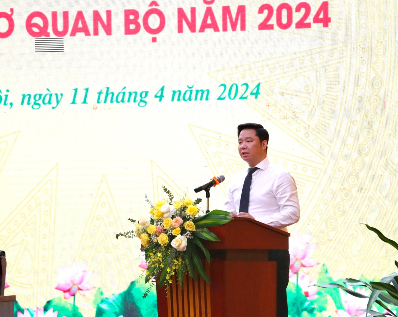 Khối cơ quan Bộ TN&MT tổ chức Hội nghị cán bộ, công chức, người lao động năm 2024