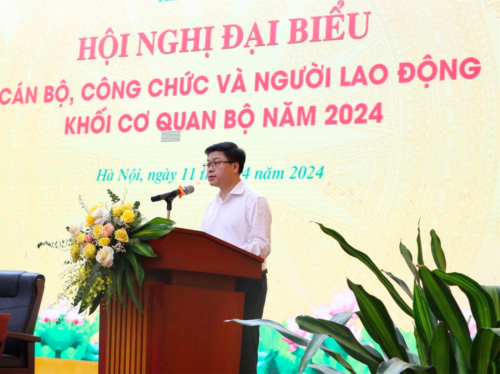 Khối cơ quan Bộ TN&MT tổ chức Hội nghị cán bộ, công chức, người lao động năm 2024