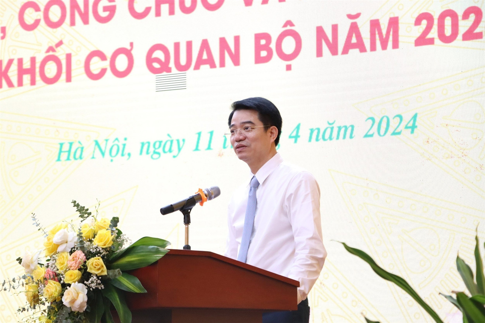 Khối cơ quan Bộ TN&MT tổ chức Hội nghị cán bộ, công chức, người lao động năm 2024