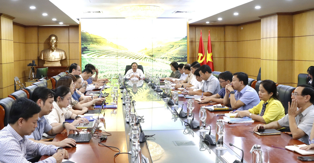 Công tác chuẩn bị Hội nghị phổ biến các Nghị định quy định chi tiết hướng dẫn thi hành Luật Đất đai năm 2024