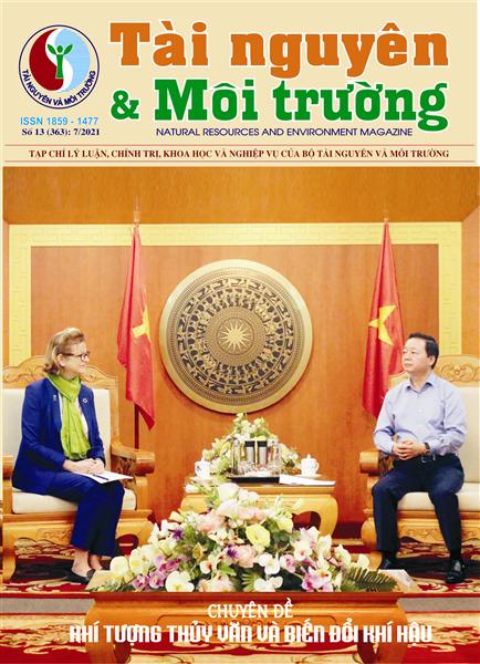 Tạp chí Tài nguyên và Môi trường số 13 (Kỳ 1 tháng 7 năm 2021)