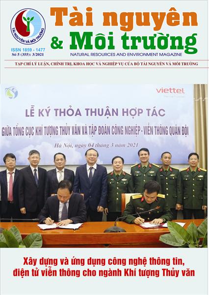 Tạp chí Tài nguyên và Môi trường số 5, tháng 3/2021