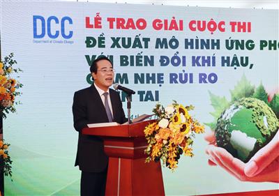 23 tác phẩm đoạt giải tại Cuộc thi “Đề xuất mô hình ứng phó với biến đổi khí hậu, giảm nhẹ rủi ro thiên tai"