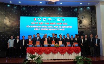 7 trường đại học kỹ thuật hợp tác nghiên cứu khoa học, công nghệ