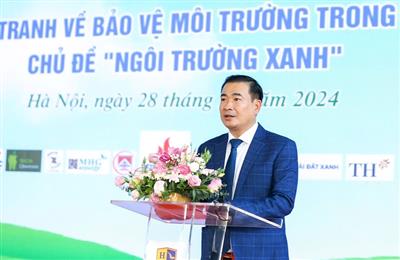 Ấn tượng Lễ trao giải Cuộc thi vẽ tranh về Bảo vệ môi trường trong học đường với chủ đề “Ngôi trường xanh”