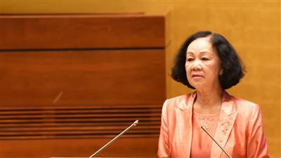 Đồng chí Trương Thị Mai giữ chức Thường trực Ban Bí thư