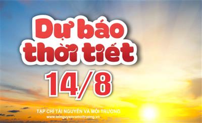 Thời tiết ngày 14/8: Bắc Bộ sáng mưa lớn, chiều giảm dần