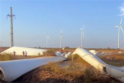 Bạc Liêu: Sự cố gãy cánh tuabin quạt gió và những vấn đề cần được quan tâm