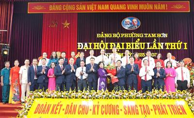 Bắc Ninh: Khí thế mới tại Đại hội Đảng bộ phường Tam Sơn