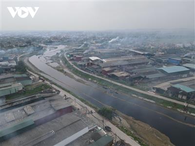 Kiên quyết đình chỉ hoạt động các cơ sở vi phạm bảo vệ môi trường làng nghề tại Phong Khê, Bắc Ninh