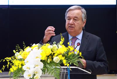Bài phát biểu của Tổng Thư ký Liên hợp quốc António Guterres khi đến thăm Tổng cục Khí tượng thủy văn