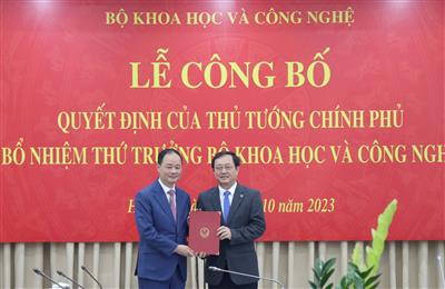 Bài phát biểu nhận nhiệm vụ của Tân Thứ trưởng Bộ Khoa học và Công nghệ Trần Hồng Thái