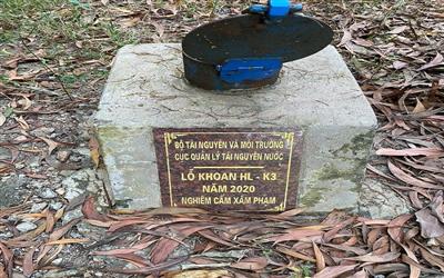 Bàn giao giếng khoan tại đảo Hòn Lớn, tỉnh Kiên Giang