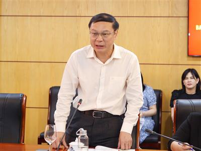 Ban Thường vụ Đảng ủy Khối các cơ quan Trung ương làm việc với Ban Cán sự Đảng, Ban Thường vụ Đảng ủy Bộ TN&MT