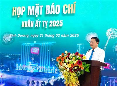 Bình Dương: Họp mặt báo chí xuân Ất Tỵ 2025
