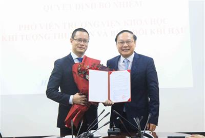Lễ công bố và trao quyết định bổ nhiệm  Phó Viện trưởng Viện Khoa học Khí tượng Thủy văn và Biến đổi khí hậu