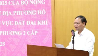 Bộ NN-MT cử 34 công chức hỗ trợ địa phương quản lý đất đai