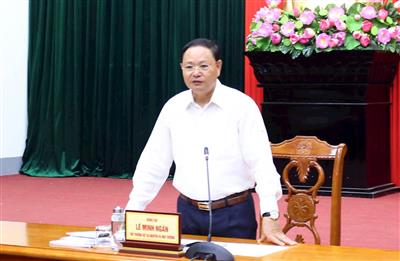 Bộ Tài nguyên và Môi trường làm việc với địa phương về chỉ tiêu sử dụng đất quốc gia