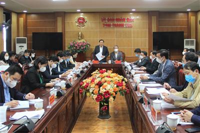 Bộ Tài nguyên và Môi trường làm việc với tỉnh Thanh Hóa về tổng kết thi hành Luật Đất đai 2013