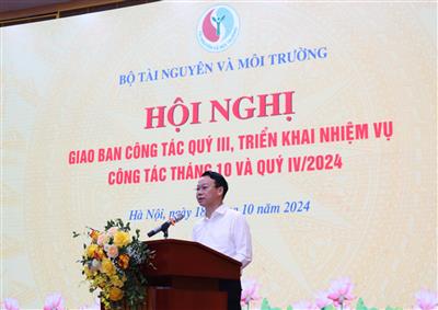 Bộ Tài nguyên và Môi trường: Giao ban công tác Quý III, chỉ rõ nhiệm vụ quyết tâm hoàn thành kế hoạch đề ra năm 2024