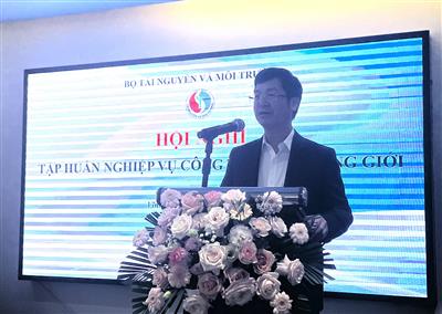 Bộ Tài nguyên và Môi trường tổ chức tập huấn nghiệp vụ công tác bình đẳng giới năm 2023