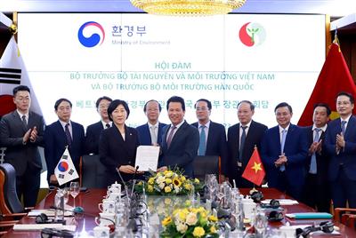 Bộ Tài nguyên và Môi trường Việt Nam - Bộ Môi trường Hàn Quốc: Hợp tác toàn diện trong lĩnh vực môi trường