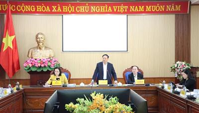 Bộ TN&MT làm việc với UBND tỉnh Bắc Kạn về công tác quản lý đất đai và tài nguyên nước