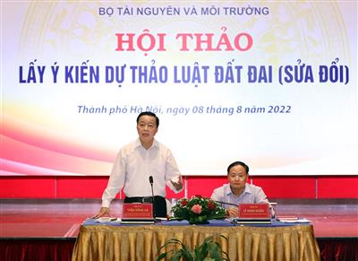 Bộ TN&MT lấy ý kiến 25 tỉnh, thành phố khu vực phía Bắc về dự thảo Luật Đất đai (sửa đổi)