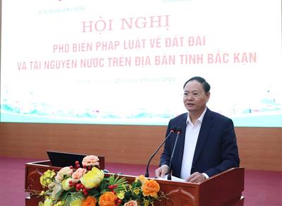 Bộ TN&MT phổ biến pháp luật về đất đai và tài nguyên nước tại Bắc Kạn