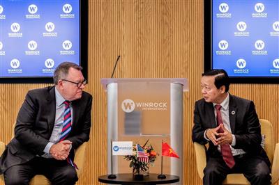 Bộ TN&MT tăng cường hợp tác với Winrock trong lĩnh vực BVMT và ứng phó với BĐKH