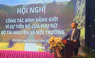 Bộ TN&MT: Thúc đẩy bình đẳng giới, vì sự tiến bộ của phụ nữ