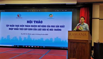 Bộ TN&MT tiếp tục tập huấn quy định trách nhiệm mở rộng của nhà sản xuất, nhập khẩu