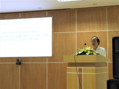 Bộ TN&MT tổ chức tập huấn hướng dẫn sử dụng hệ thống quản lý KH&CN