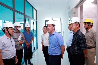 Bộ trưởng Bộ TN&MT Đặng Quốc Khánh kiểm tra dự án Trung tâm dữ liệu vùng đồng ĐBSCL tích hợp dữ liệu TN&MT