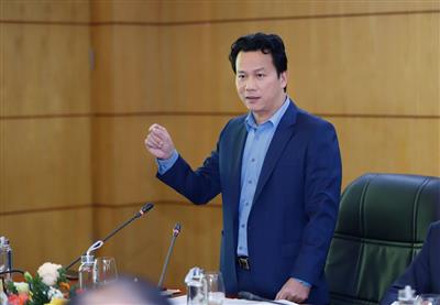 Bộ trưởng Đặng Quốc Khánh dự Hội nghị triển khai phương hướng, nhiệm vụ công tác năm 2024 của Vụ Môi trường