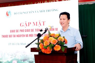 Bộ trưởng Đặng Quốc Khánh gặp mặt Giáo sư, Phó Giáo sư, Tiến sĩ các đơn vị thuộc Bộ Tài nguyên và Môi trường khu vực phía Nam