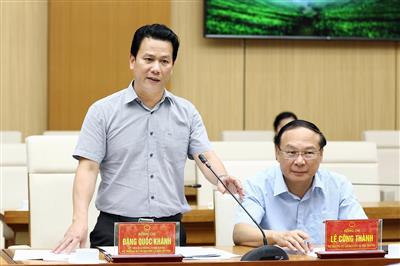 Bộ trưởng Đặng Quốc Khánh làm việc với Lãnh đạo tỉnh Phú Thọ về công tác quản lý tài nguyên và môi trường