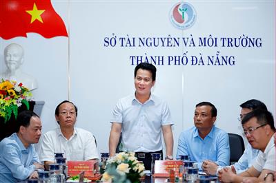 Bộ trưởng Đặng Quốc Khánh thăm, làm việc với Sở TN&MT Đà Nẵng và các cơ quan của Bộ TN&MT tại TP Đà Nẵng