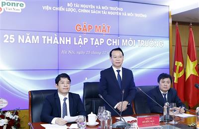 Bộ trưởng Đỗ Đức Duy: Chúc mừng 25 năm thành lập Tạp chí Môi trường