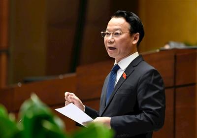 Bộ trưởng Đỗ Đức Duy giải trình trước Quốc hội về Luật Địa chất và Khoáng sản