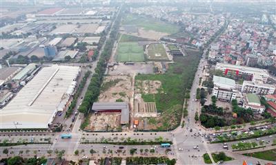 Cận cảnh dự án khu đô thị ở Hà Nội biến tướng thành sân bóng, cho thuê