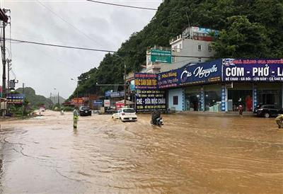 Cảnh báo lũ, ngập úng tại các tỉnh vùng núi phía bắc