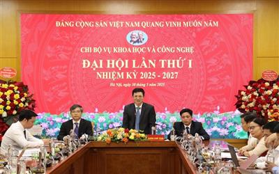Chi bộ Vụ Khoa học và Công nghệ: Vững bước cùng ngành nông nghiệp trong hành trình đổi mới, số hóa và phát triển xanh