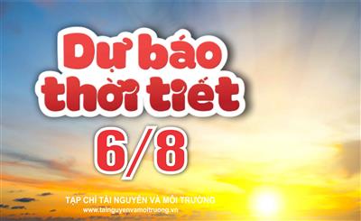 Thời tiết ngày 6-8: Nắng nóng bao trùm cả nước, chiều tối mưa dông