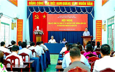 Chủ động tham mưu, đề xuất các giải pháp quản lý nhà nước về lĩnh vực tài nguyên và môi trường