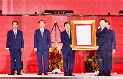 Chủ tịch Quốc hội dự Lễ công bố Nghị quyết thành lập TP Phổ Yên thuộc tỉnh Thái Nguyên