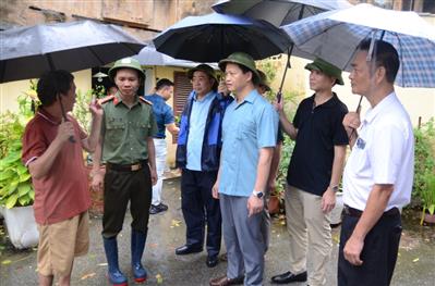 Chủ tịch UBND tỉnh Bắc Ninh kiểm tra, chỉ đạo công tác ứng phó bão số 3